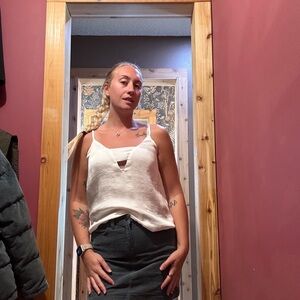 Shinestar White Tank Top for Women